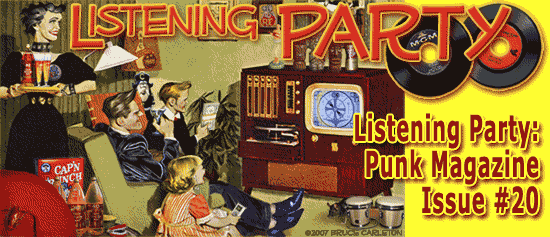Listening Party: Punk Magazine issue #20